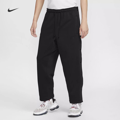 耐克男子排扣詹姆斯加绒篮球长裤