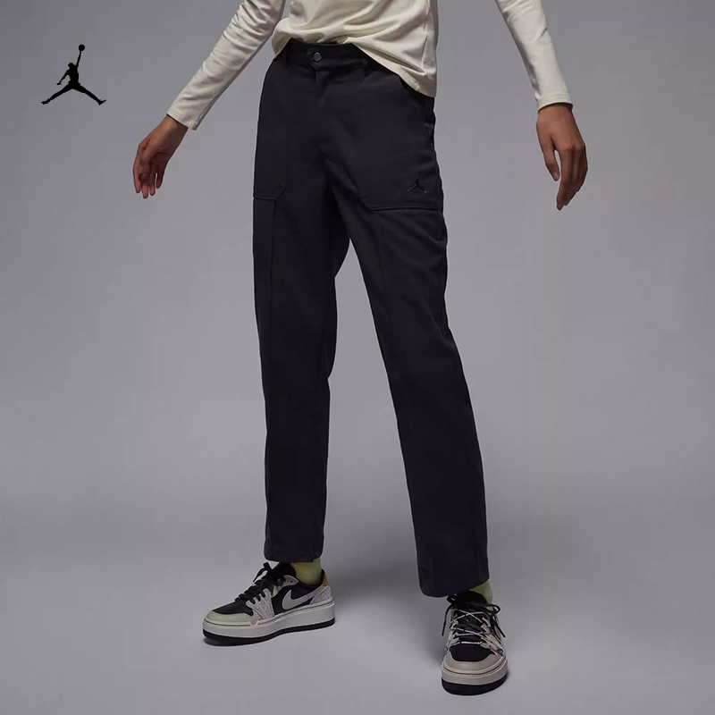 耐克女子休闲直筒工装梭织长裤