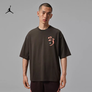 耐克/NIKE JORDAN男子运动休闲下站东单印花短袖T恤IQ7287-104