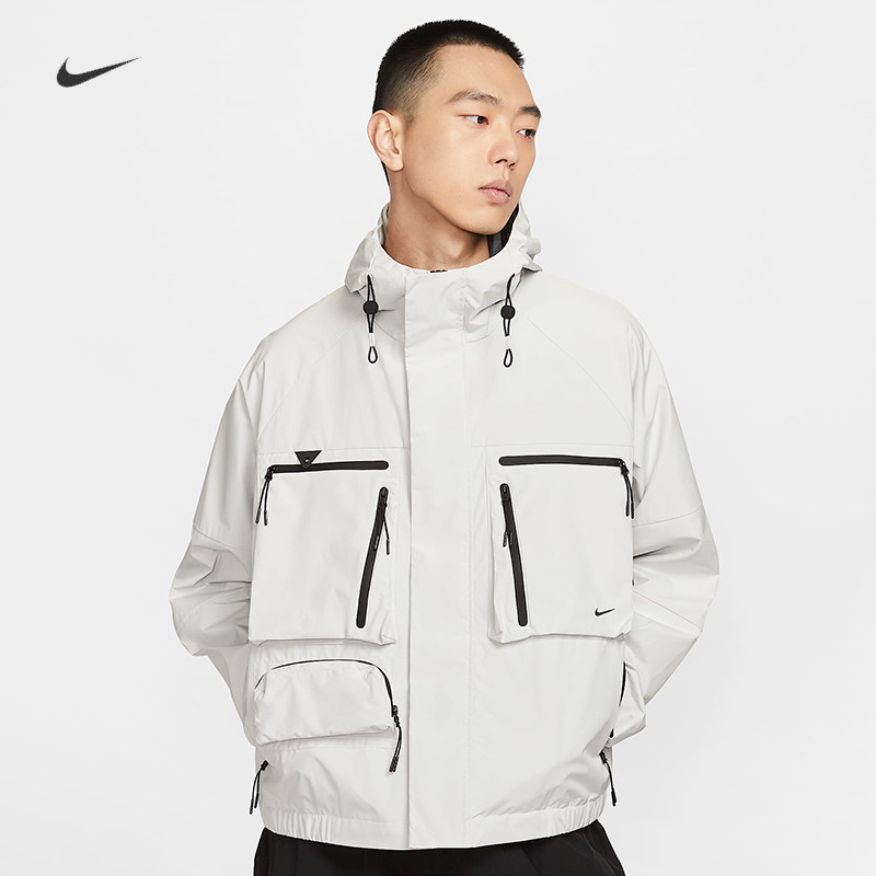 耐克/NIKE男子运动宽松休闲多口袋户外夹克外套HJ2945-010-121
