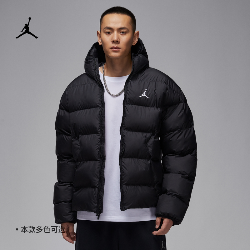 耐克/NIKE JORDAN男子运动宽松休闲拒水保暖棉服外套HV0533-010