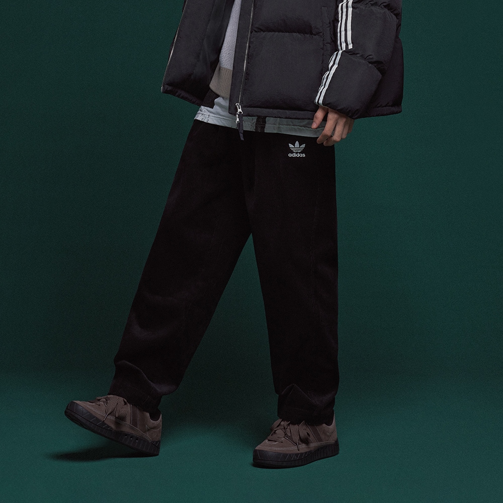 阿迪达斯男子宽松休闲灯芯绒长裤