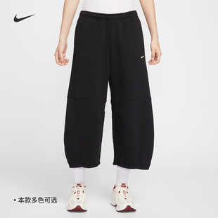 耐克 IM7475 010 265 NIKE女子运动宽松休闲加绒保暖中腰九分裤
