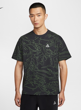 耐克/NIKE ACG男子运动宽松休闲速干印花户外短袖T恤IH1305-010