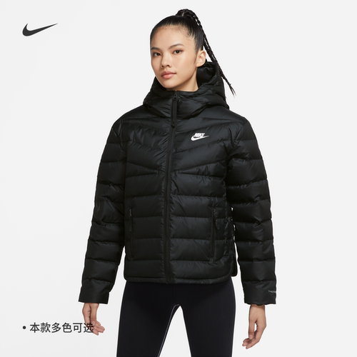 NIKE运动休闲保暖连帽羽绒服外套