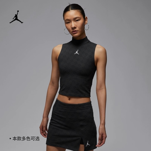 耐克/NIKE JORDAN女子运动休闲紧身企领针织背心HQ9226-010-104