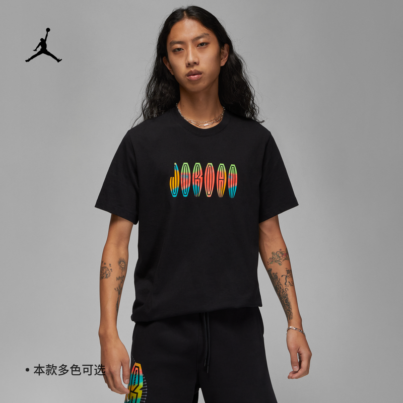 耐克男子运动休闲印花短袖T恤