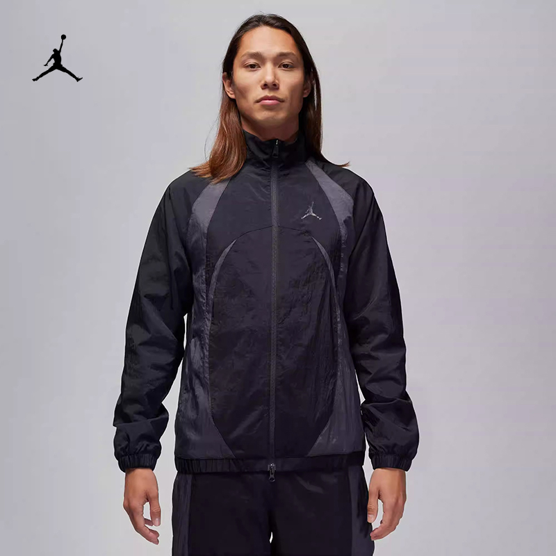 耐克男子休闲防风立领夹克外套