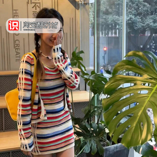 阿迪达斯三叶草联名款 IU2510 女子针织露背运动吊带连衣裙IU2511