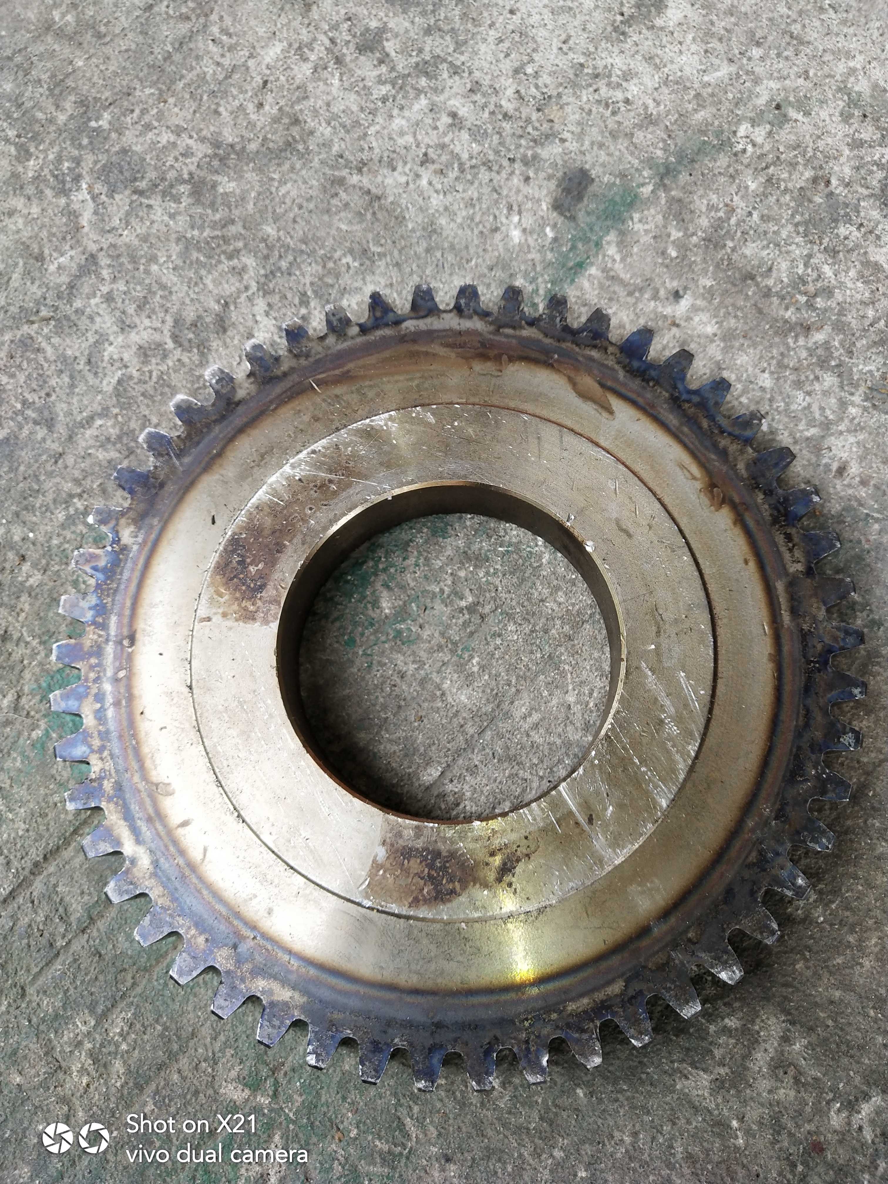 上海蚌埠晶菱机床X53 /X63T/X5042铣床配件209齿轮Z50/M4内T孔85