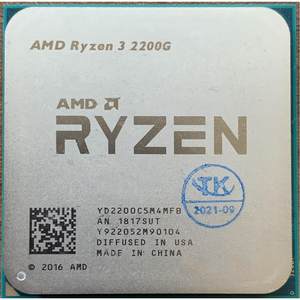 AMD Ryzen 200GE R3-2200G 2400G R5 2600 R7-2700 X AM4 CPU