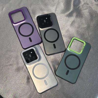 适用小米17手机壳15红米K80/K70红米K60电镀Note14磁吸13PRO商务11/10高级感12软边K50/40新款civi4/5pro男30