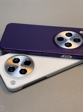 PC散热肤感上下不包适用华为Magic7荣耀300/90/80/70手机壳x50i+大孔60半包200硬壳100PRO暗紫色X40超薄套X9B