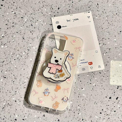 可爱企鹅小熊摇摇乐磁吸支架适用P70华为mate60pro/nova13手机壳12/11软壳10全包98SE/P50女40畅享70X防摔P30