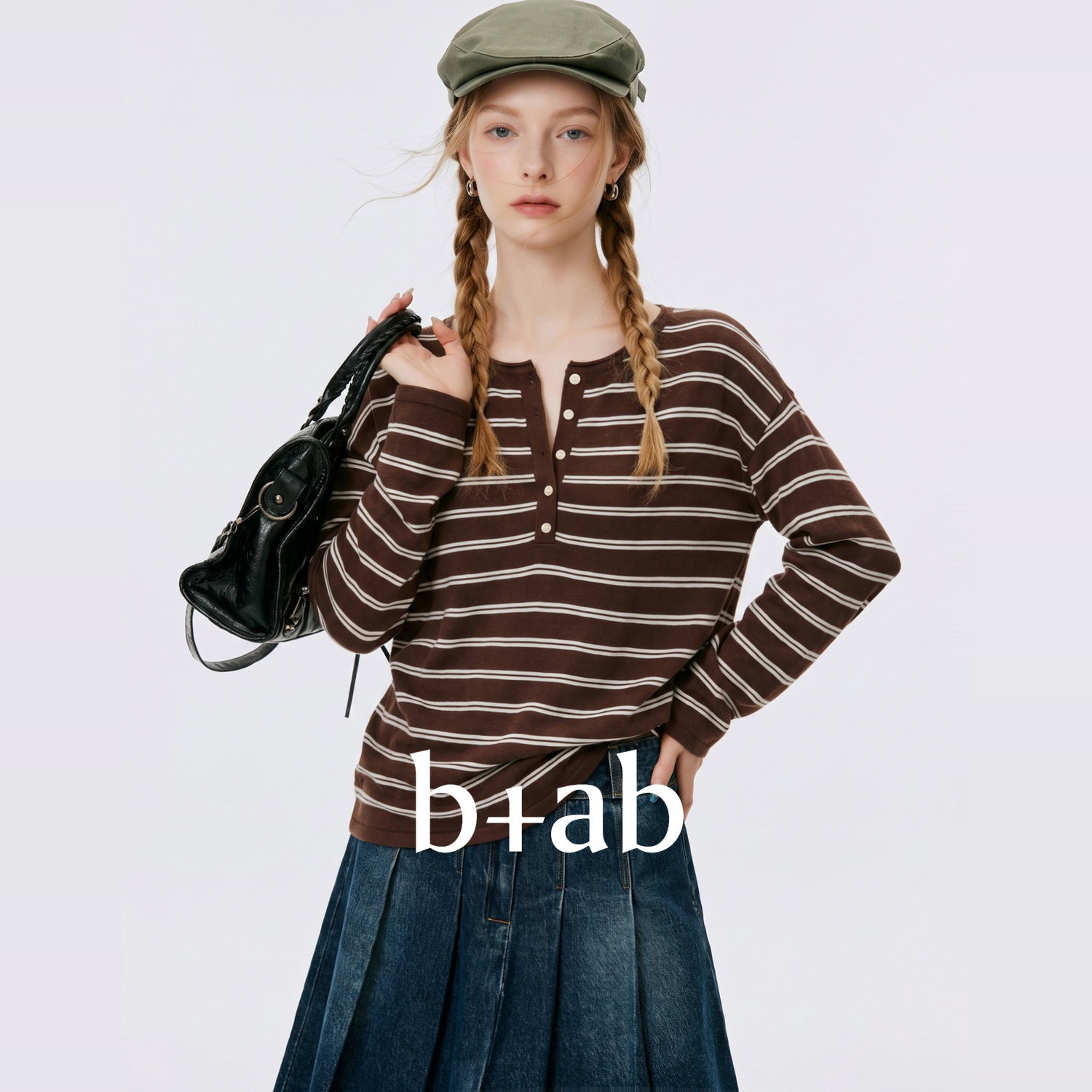 it b+ab 2026秋季新款毛针织衫女款内搭外穿日常百搭通勤上衣穿搭
