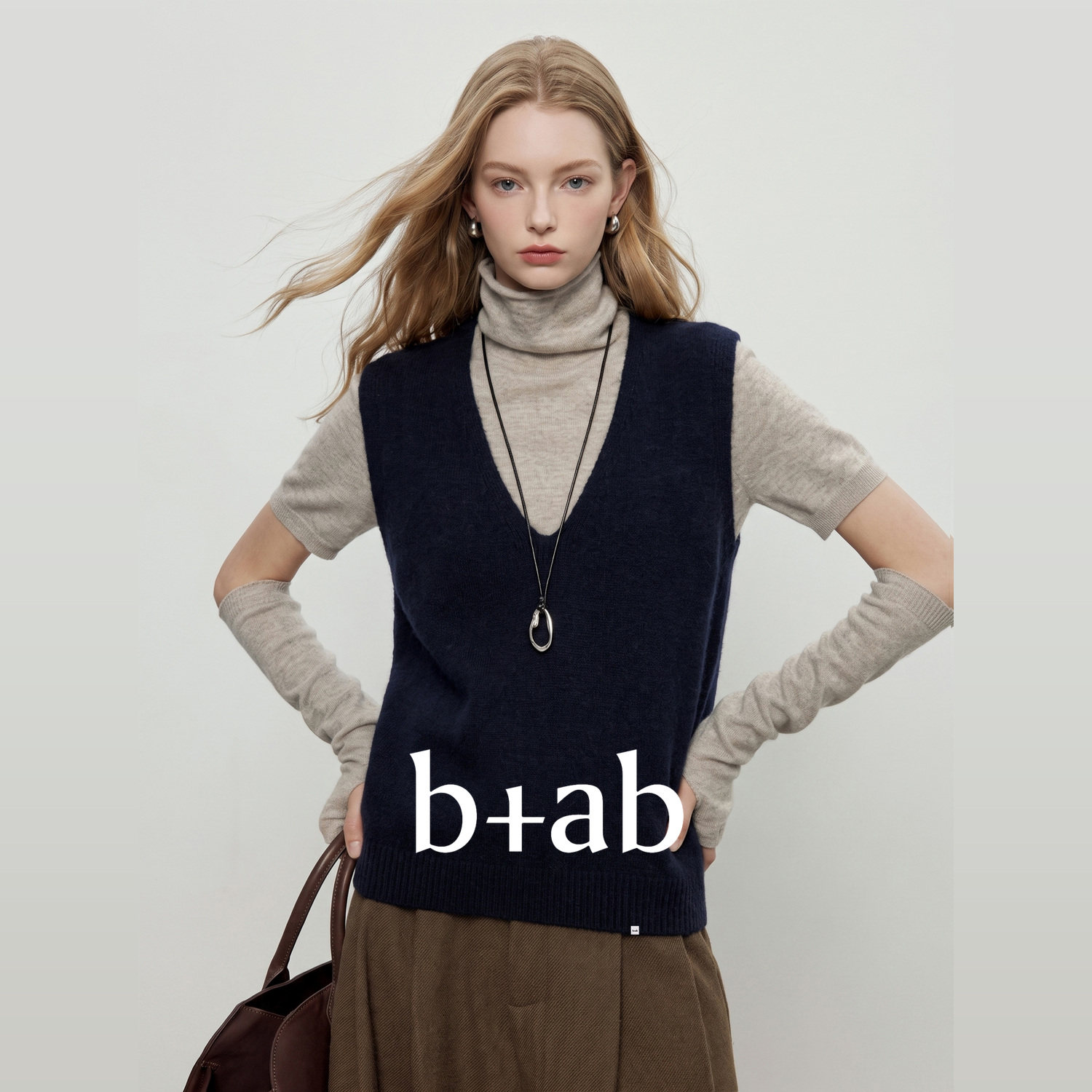 it b+ab 2026秋季新款马夹女款外穿上衣日常通勤穿搭设计感上新款