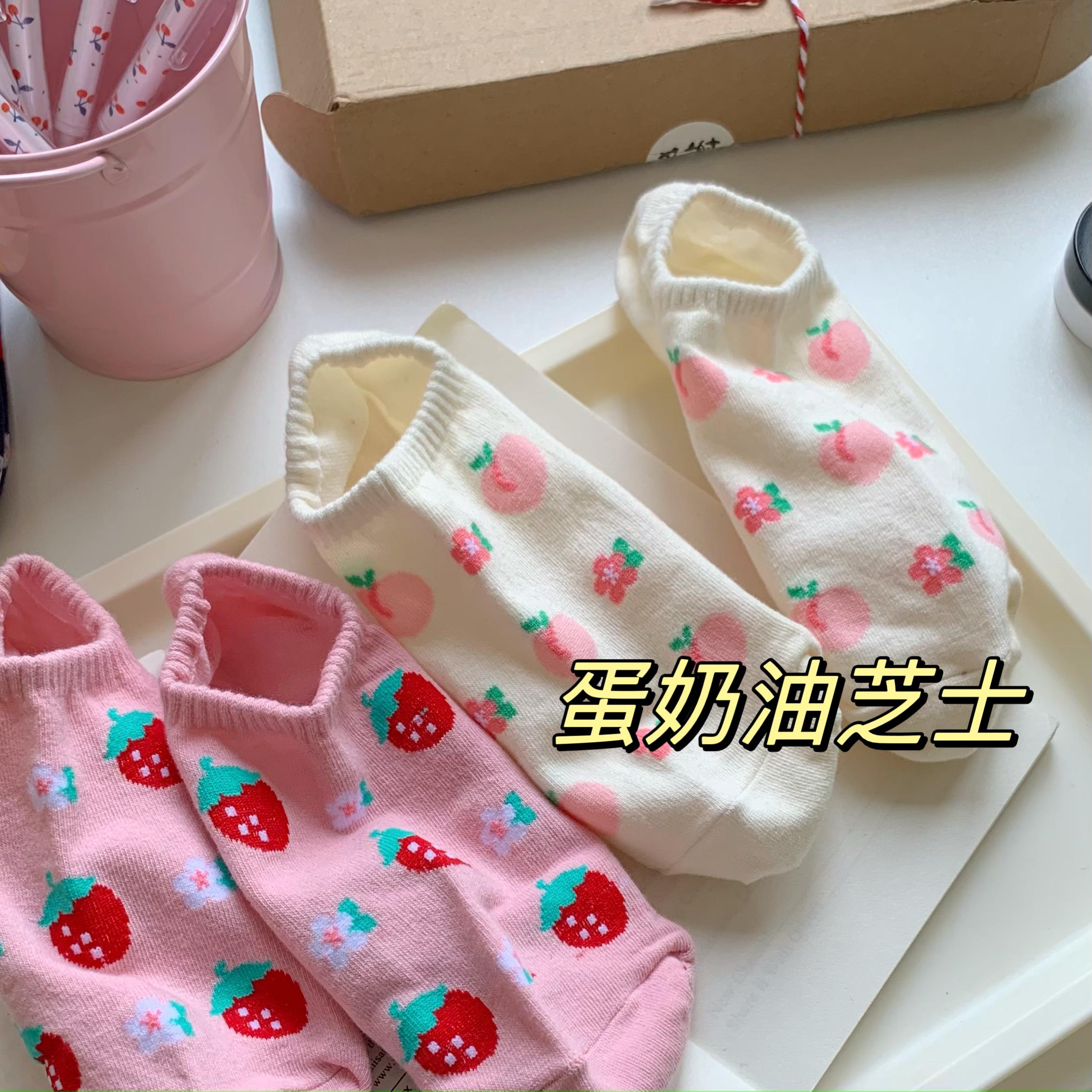 袜子女夏季船袜韩国东大门甜美