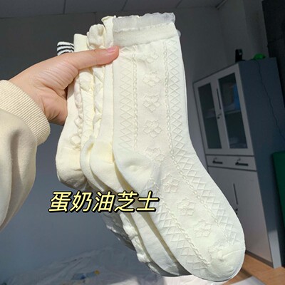 日系学院风甜美洛丽塔蕾丝花边袜