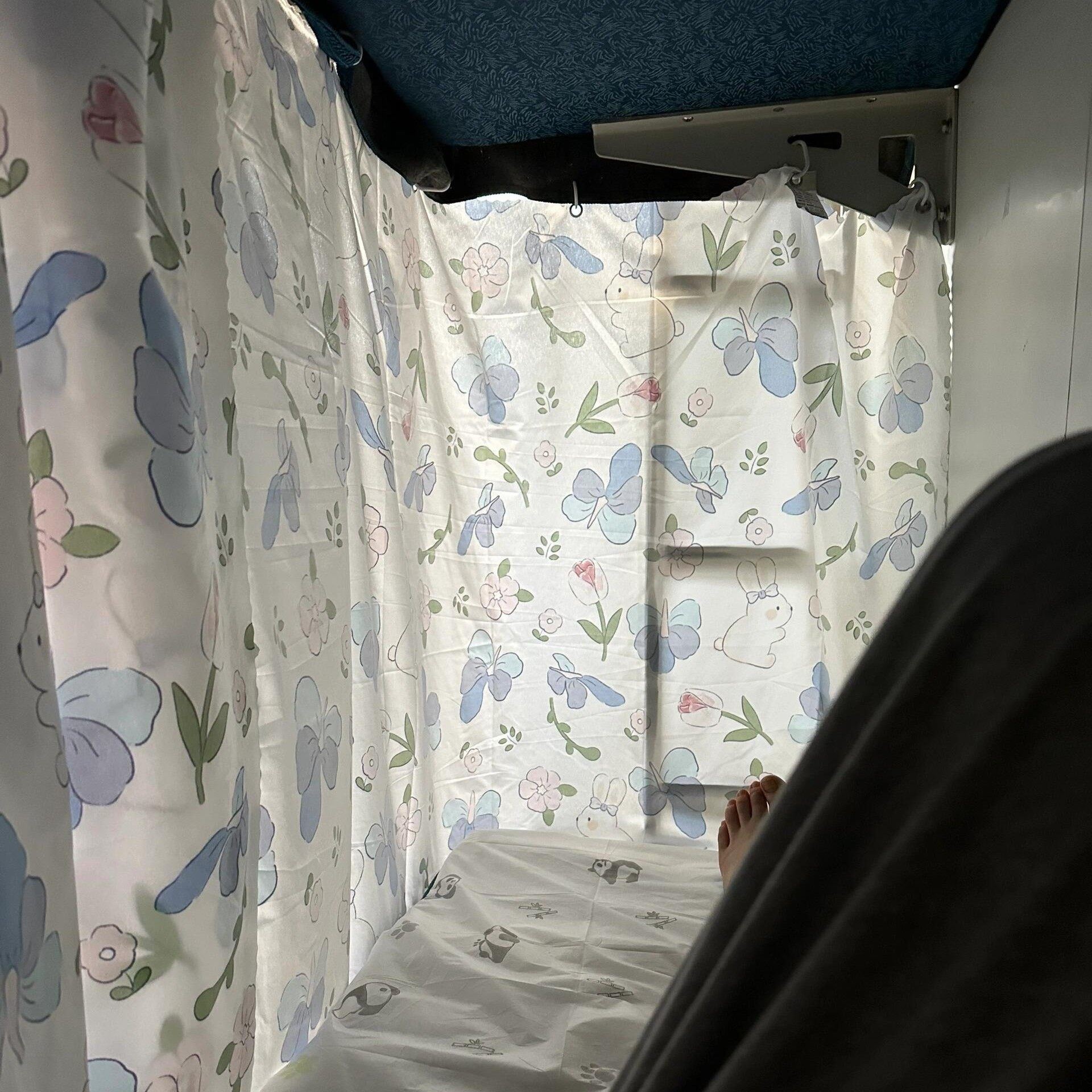 火车卧铺遮挡帘上下铺硬卧高铁一次性软卧窗帘学生宿舍遮光床帘