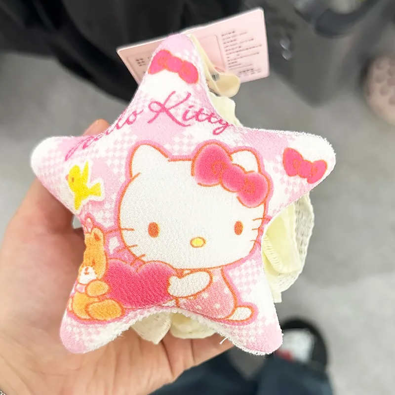 哈喽katy沐浴球柔软起泡不散花浴花洗澡搓澡擦背女卡通可爱儿童