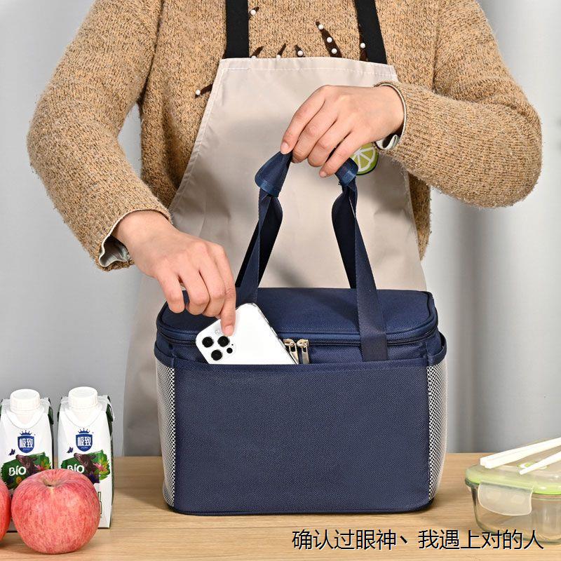 保温袋保冷包铝箔加厚大号手提隔热饭盒袋防水海鲜保鲜冰包野餐包