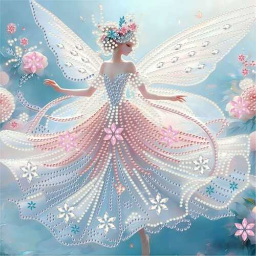 2026新款钻石画蝴蝶仙子5dDIY钻石画手工DIY装饰创意粘贴画