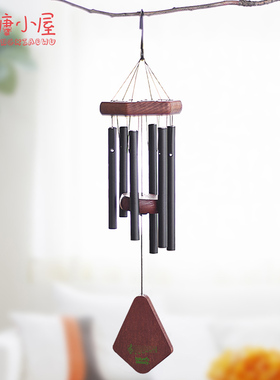 经典音乐风铃招财祈求好运风水挂饰门金属6管18寸新年生日礼物