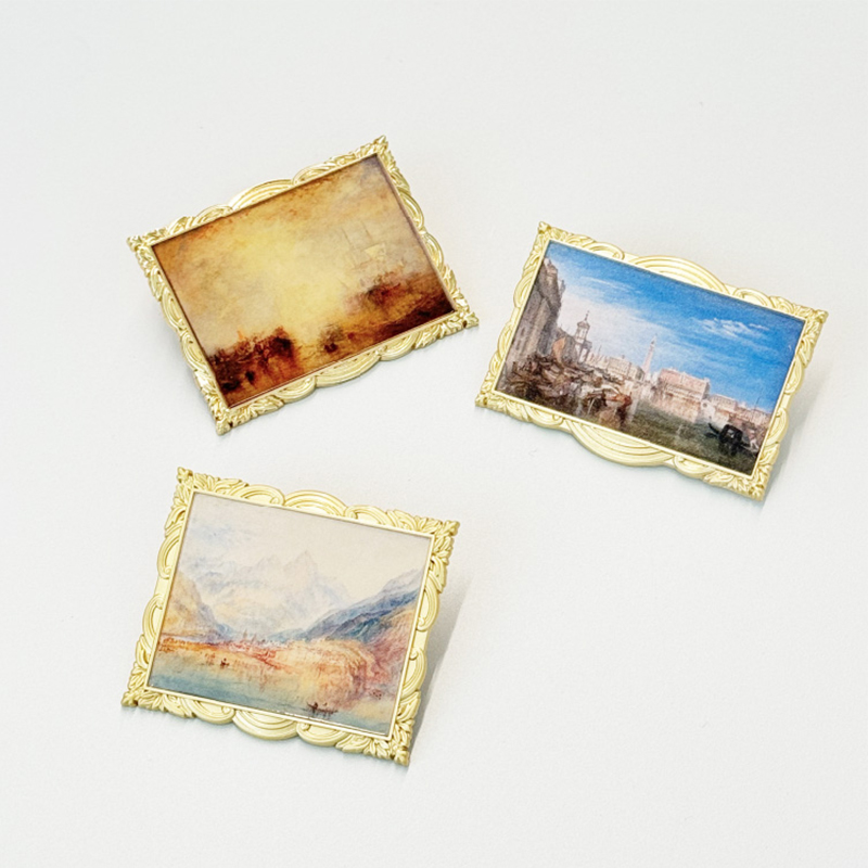 “对话透纳:崇高的回响”一金属画框徽章