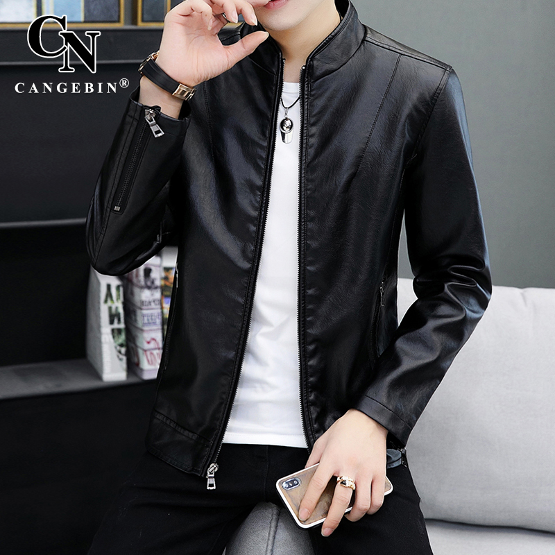 Genuine leather jacket men's jacket spring and autumn Haining motorcycle 2025 new goat leather pussy brand first layer cowhide leather