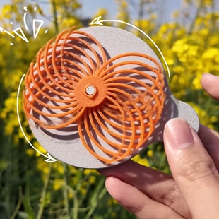 3D打印晕乎乎催眠动态解压玩具旋转万花筒治愈系桌面小摆件办公室