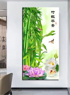 客厅背景墙是装饰画欧零新中式