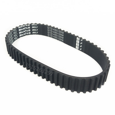 干拭气泵同步带60齿STD480-S8M20高扭矩耐温橡胶同步皮带STS  RPP