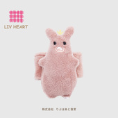 饰挂件 包带装 联名LIVHEART粉猪公仔玩偶书包肩带车安全带礼物