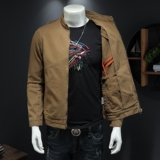 春秋新款高端简约工装休闲夹克男外套上衣D218-JK727-P135，男装夹克，电商D218