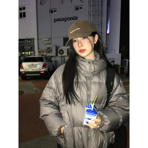 WHYSTUDIO 高充绒量！新国标轻盈暖炉御寒保暖连帽90白鸭绒羽绒服