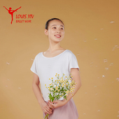 芭蕾舞蹈练功短款 路易十四 上衣短袖 T恤 LOUIS 减龄芭蕾小衫 XIV