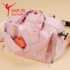 粉色收纳包百搭芭手提斜挎两用包 芭蕾布包 干湿分离 XIV LOUIS