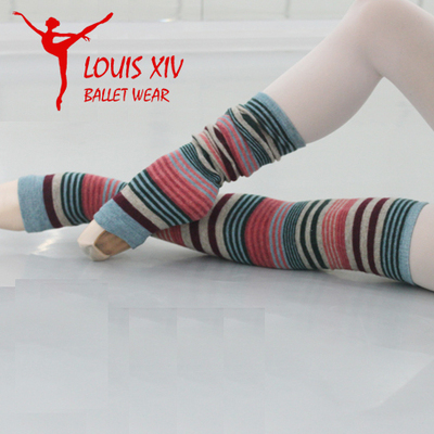 舞蹈演出保暖加长兔羊毛护腿袜套