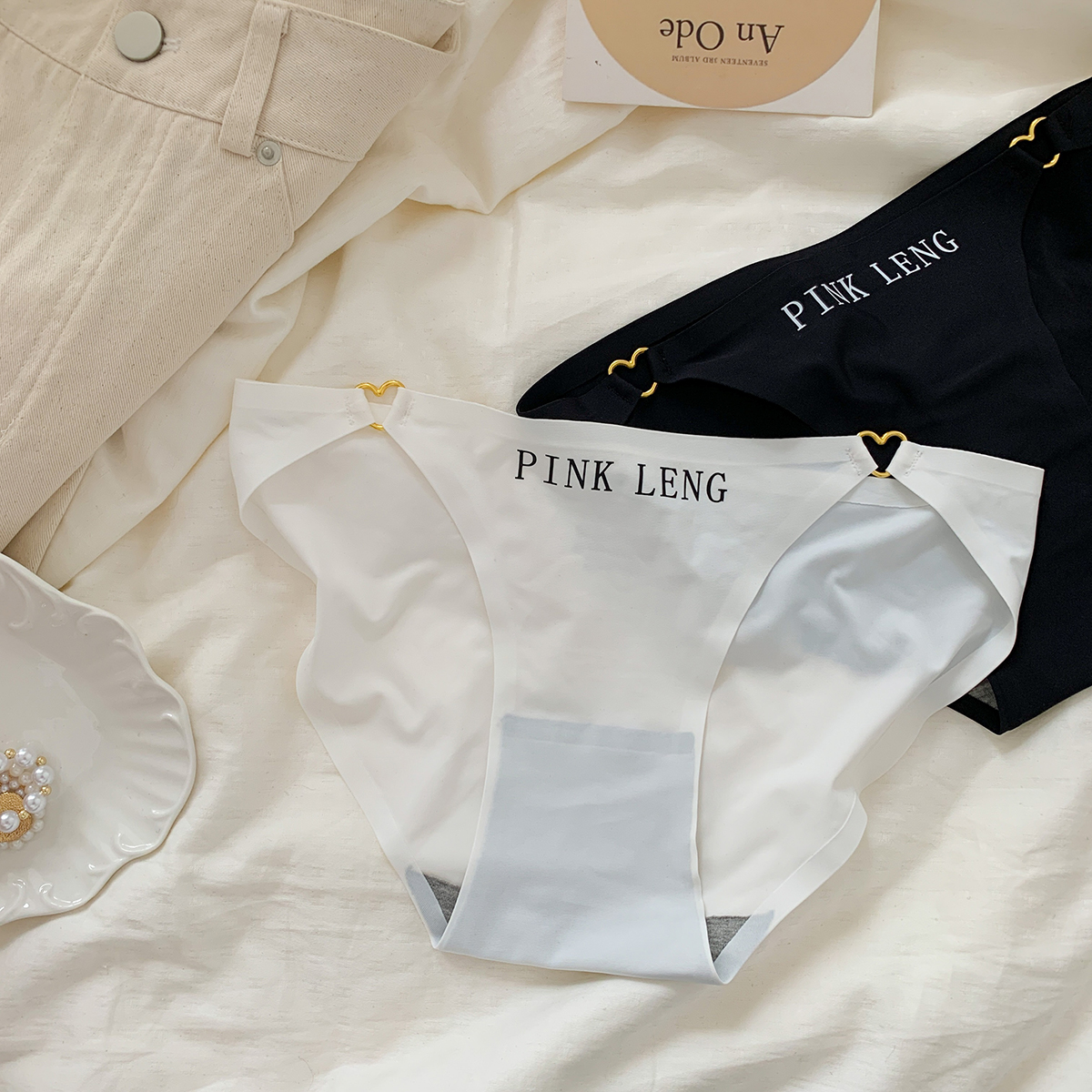 无痕新款低腰少女内裤日系