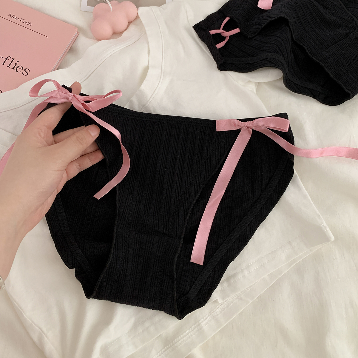 法式甜美纯棉抗菌透气少女内裤