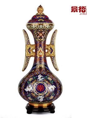 福寿掐丝珐琅北京特色商务景泰蓝