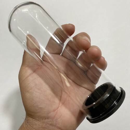 A self-pleasuring toy made of glass for use inside the anus.