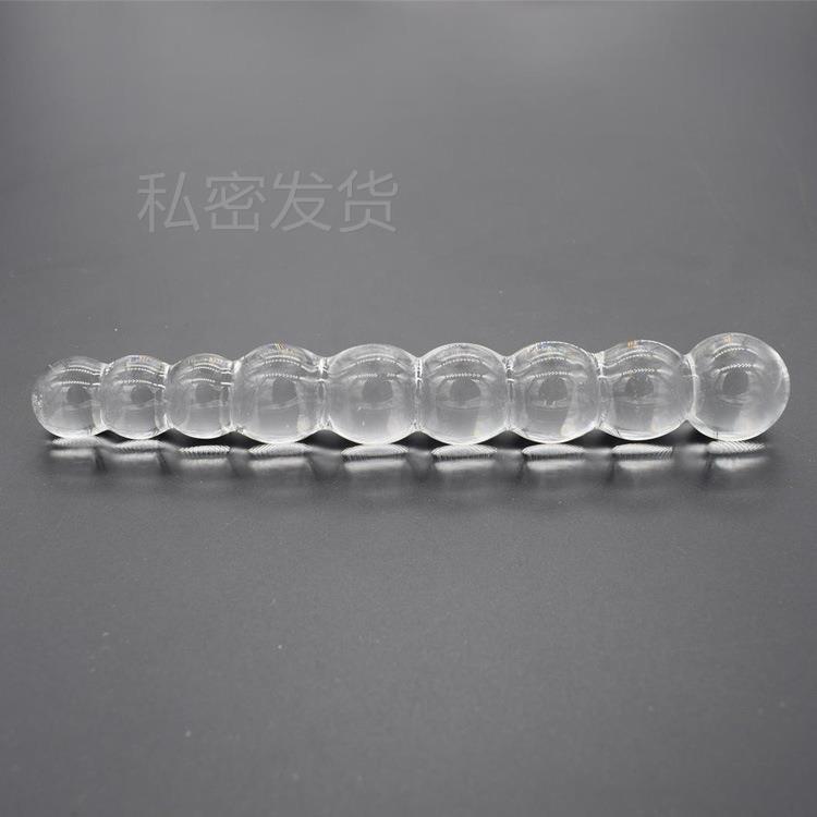 Glass-made female masturbation toy fake phallus adult produc