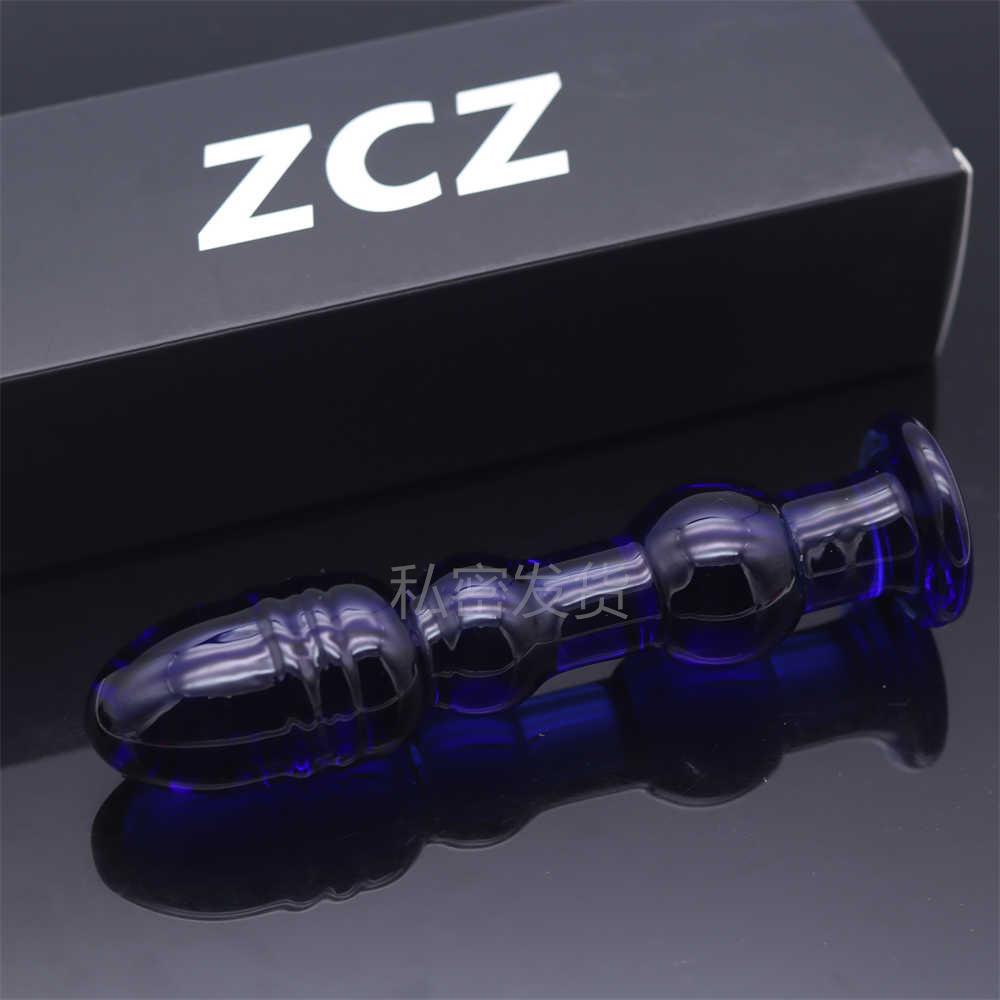 Glass-made femalemasturbation toy fake phallus adult product