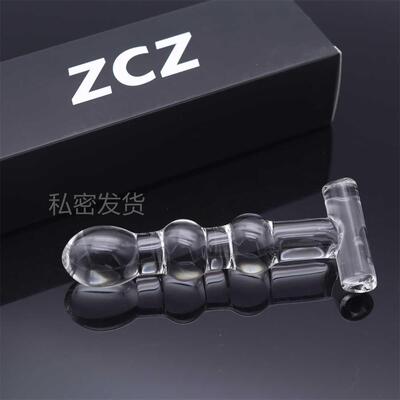 Glass-made femalemasturbation toy fake phallus adult product