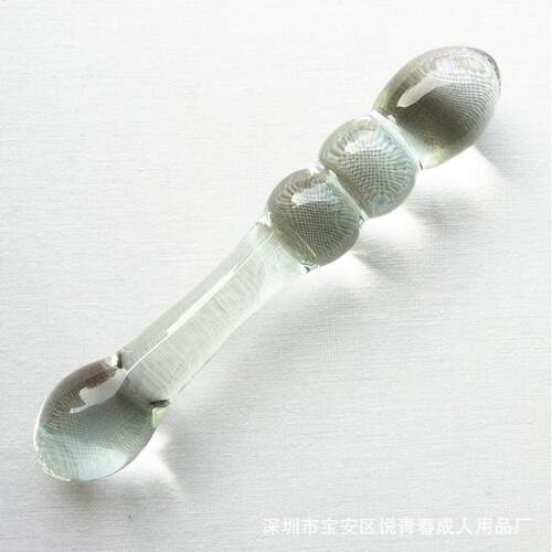 Glass-made femalemasturbation toy fake phallus adult product