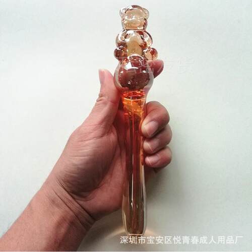 Glass-made femalemasturbation toy fake phallus adult product