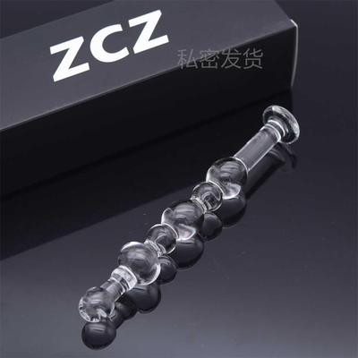 Glass-made femalemasturbation toy fake phallus adult product