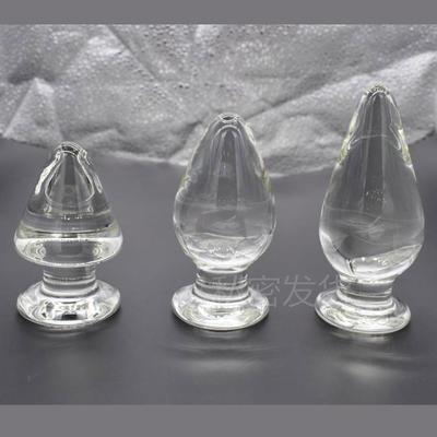 A glass-made anus used as a masturbation toy