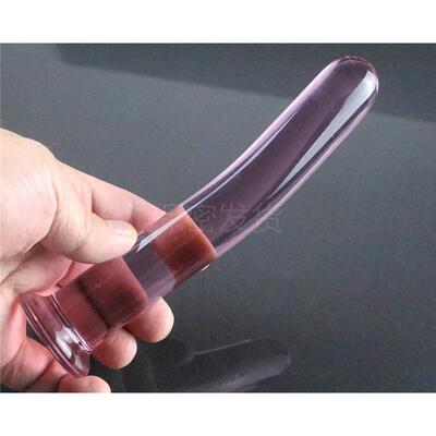 Glass-made femalemasturbation toy fake phallus adult product